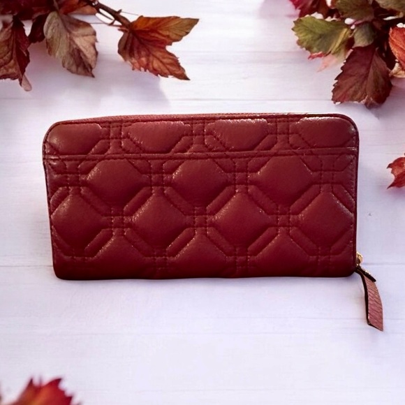 Kate Spade Quilted Leather Astor Court Neda Zip Around Wallet - Picture 4 of 11